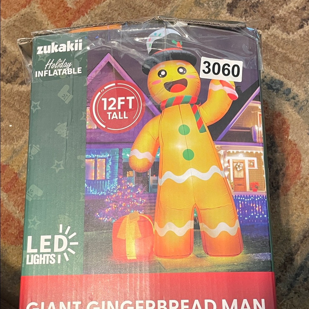 Gingerbread man inflatable